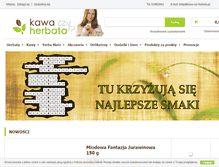 Tablet Screenshot of kawa-czy-herbata.pl